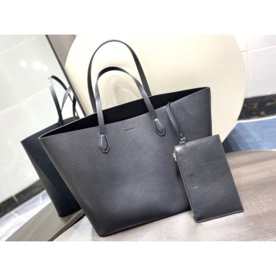 Top Replica Givenchy Wing tote bag with removable internal zipper pouch in black