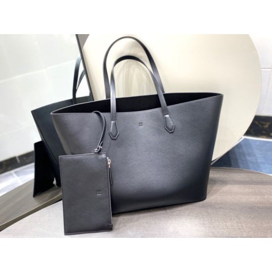 Top Replica Givenchy Wing tote bag with removable internal zipper pouch in black