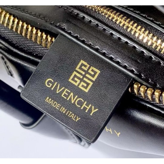 Top Replica Givenchy Antigona Mini tote bag in black leather