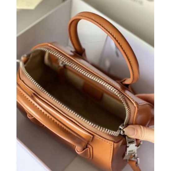Top Replica Givenchy Antigona Mini tote bag in brown leather