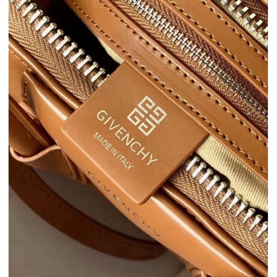 Top Replica Givenchy Antigona Mini tote bag in brown leather