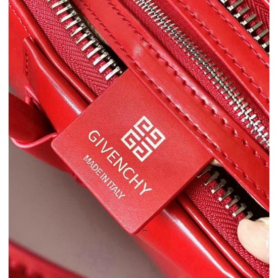 Top Replica Givenchy Antigona Mini tote bag in red leather
