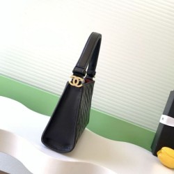 Super Clone Replica Chanel 26X AS6045 hobo bag in black Top Replica Chanel 26X AS6045 hobo bag in black
