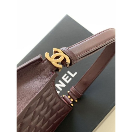 Top Replica Chanel 26X AS6045 hobo bag in burgundy