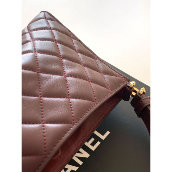 Top Replica Chanel 26X AS6045 hobo bag in burgundy