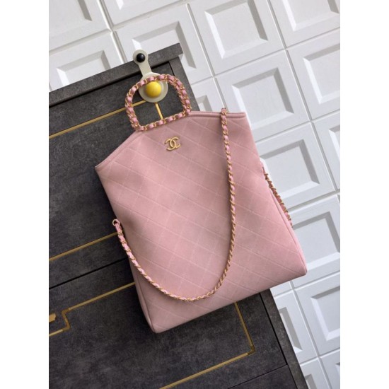 Super Clone Replica Chanel Suede Diana Foldable Tote Bag Small/Medium/Large Pink Top Replica Chanel Suede Diana Foldable Tote Bag Small/Medium/Large Pink
