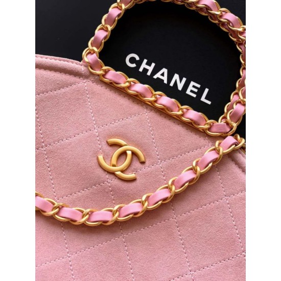 Super Clone Replica Chanel Suede Diana Foldable Tote Bag Small/Medium/Large Pink Top Replica Chanel Suede Diana Foldable Tote Bag Small/Medium/Large Pink