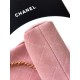 Super Clone Replica Chanel Suede Diana Foldable Tote Bag Small/Medium/Large Pink Top Replica Chanel Suede Diana Foldable Tote Bag Small/Medium/Large Pink