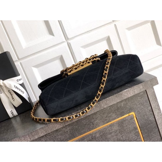 Super Clone Replica Chanel Suede Diana Foldable Tote Bag Small/Medium/Large Black Top Replica Chanel Suede Diana Foldable Tote Bag Small/Medium/Large Black