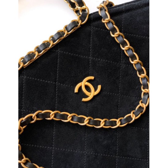 Super Clone Replica Chanel Suede Diana Foldable Tote Bag Small/Medium/Large Black Top Replica Chanel Suede Diana Foldable Tote Bag Small/Medium/Large Black