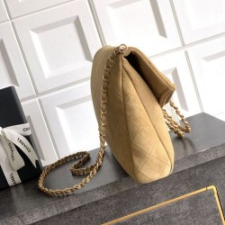 Top Replica Chanel Suede Diana Foldable Tote Bag Small/Medium/Large Brown