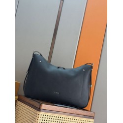 Top Replica Men's Dior Large Dior Slider Zipped Hobo Bag in Black