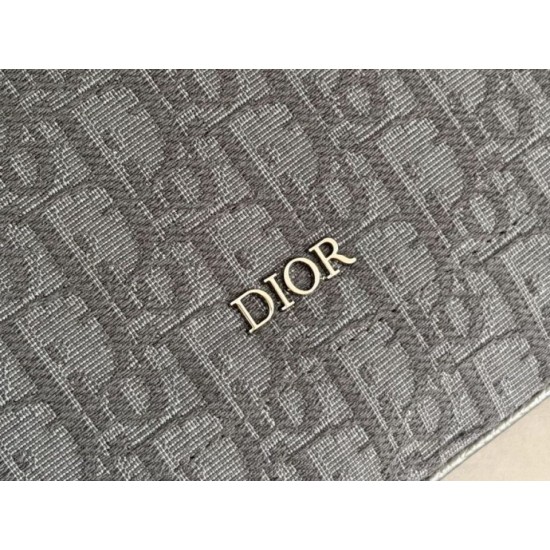 Super Clone Replica Men's Dior Medium Dior Slider Zipped Hobo Bag in Dior Oblique Jacquard in Black Top Replica Men's Dior Medium Dior Slider Zipped Hobo Bag in Dior Oblique Jacquard in Black