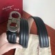 Top Replica Salvatore Ferragamo Men's 3.5cm Belt in Silver, Black