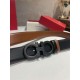 Top Replica Salvatore Ferragamo Men's 3.5cm Belt with Black Buckle