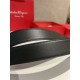 Top Replica Salvatore Ferragamo Men's 3.5 cm Belt with Black Buckle
