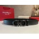 Top Replica Salvatore Ferragamo Men's 3.5 cm Belt with Black Buckle