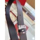 Top Replica Salvatore Ferragamo Men's 3.5 cm Reversible Belt with Double-Ring Horseshoe Buckle