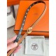 Top Replica Hermes Women's My H and Reversible Hermès sur Mer Belt 13 mm Black/Brown