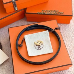 Top Replica Hermes Women's My H and Reversible Hermès sur Mer Belt 13 mm Blue/Black