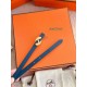 Top Replica Hermes Women's My H and Reversible Hermès sur Mer Belt 13 mm Blue/Black