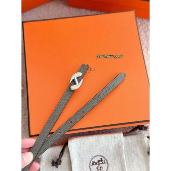Top Replica Hermes Women's My H and Reversible Hermès sur Mer Belt 13 mm