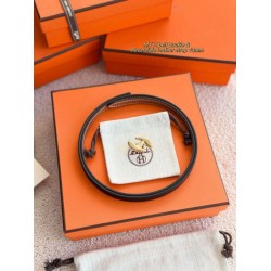 Top Replica Hermes Belt Women's My H and Reversible Hermès sur Mer 13mm Belt in Brown/Black