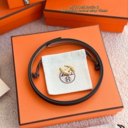 Top Replica Hermes Belt Women's My H and Reversible Hermès sur Mer 13mm Belt in Brown/Black