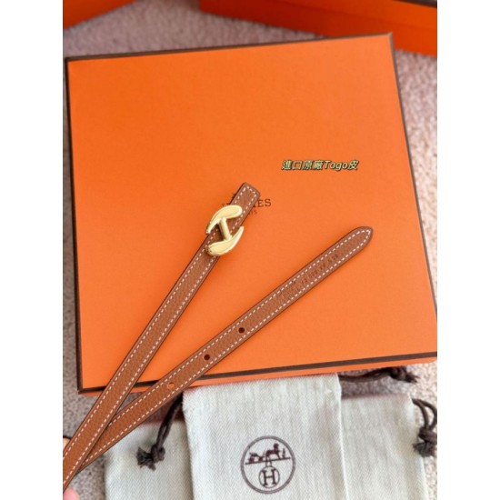 Top Replica Hermes Belt Women's My H and Reversible Hermès sur Mer 13mm Belt in Brown/Black