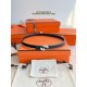 Top Replica Women's Hermès My H and Hermès sur Mer 13mm Belt in Black
