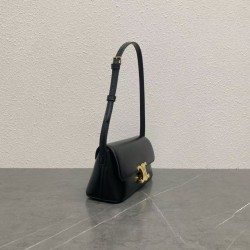 Top Replica Celine Diane Shoulder Bag in Black