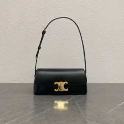 Top Replica Celine Diane Shoulder Bag in Black