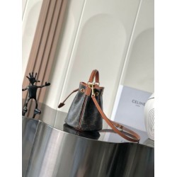 Top Replica Celine Clara Triomphe Bucket Bag