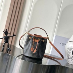 Top Replica Celine Clara Triomphe Bucket Bag