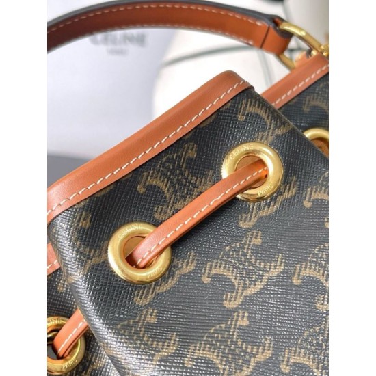 Super Clone Replica Celine Clara Triomphe Bucket Bag Top Replica Celine Clara Triomphe Bucket Bag