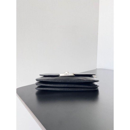 Super Clone Replica Balenciaga BB Soft Flap Shoulder Bag with Silver Hardware Top Replica Balenciaga BB Soft Flap Shoulder Bag with Silver Hardware