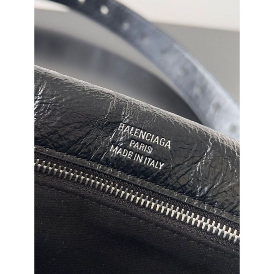 Super Clone Replica Balenciaga BB Soft Flap Shoulder Bag with Silver Hardware Top Replica Balenciaga BB Soft Flap Shoulder Bag with Silver Hardware