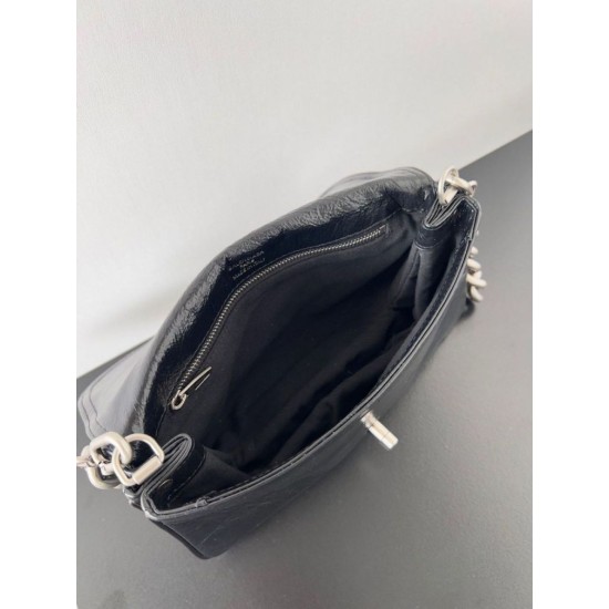 Super Clone Replica Balenciaga BB Soft Flap Shoulder Bag with Silver Hardware Top Replica Balenciaga BB Soft Flap Shoulder Bag with Silver Hardware