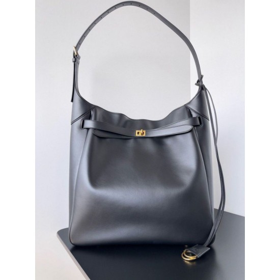 Top Replica Balenciaga Bel Air Large Hobo Bag in Black
