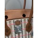 Top Replica Hermes Birkin 29 Crossbody Bags in Embroidered Toile H Canvas in Brown