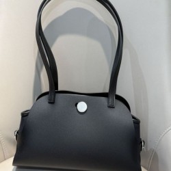 Top Replica Hermes Tablier Sellier shoulder bag, Black
