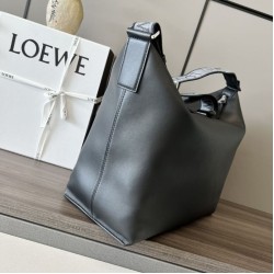 Top Replica Loewe Small Cubi Crossbody Bag in Black