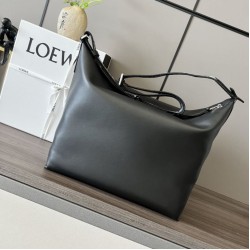 Top Replica Loewe Small Cubi Crossbody Bag in Black