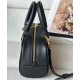 Top Replica Loewe Amazona 23 Shoulder Bag with Padlock Detail, Black