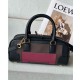 Top Replica Loewe Amazona 23 Shoulder Bag with Padlock Detail, Black