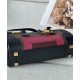 Top Replica Loewe Amazona 23 Shoulder Bag with Padlock Detail, Black