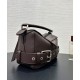 Super Clone Replica Loewe Large Puzzle Biker Bag Coffee Top Replica Loewe Large Puzzle Biker Bag Coffee