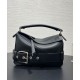 Super Clone Replica Loewe Large Puzzle Biker Bag in Black Top Replica Loewe Large Puzzle Biker Bag in Black