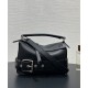 Super Clone Replica Loewe Large Puzzle Biker Bag in Black Top Replica Loewe Large Puzzle Biker Bag in Black
