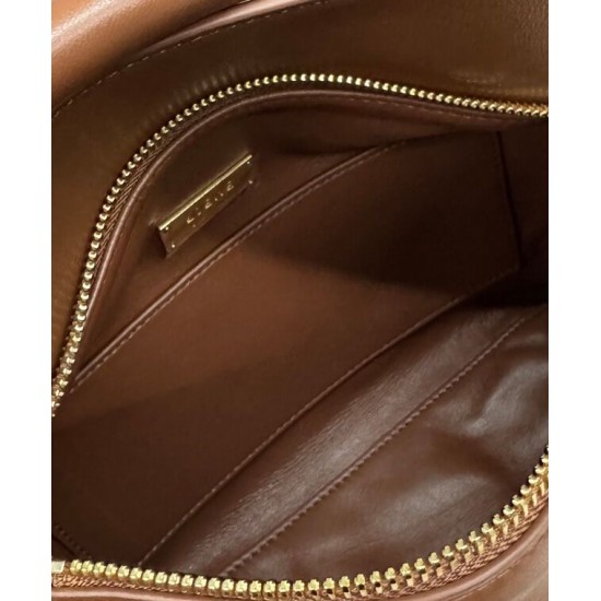 Super Clone Replica Loewe Featherlight Puzzle Small Bag in Coffee Top Replica Loewe Featherlight Puzzle Small Bag in Coffee